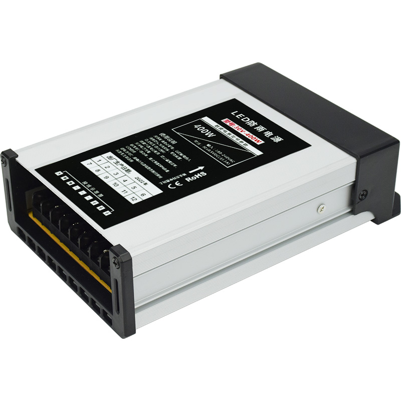 LED防雨开关电源30V 13.3A 400W灯箱发光字灯带灯条36V48V变压器