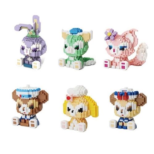 微颗粒玩具益智拼插新款卡通潮玩摆件礼物小颗粒积木
