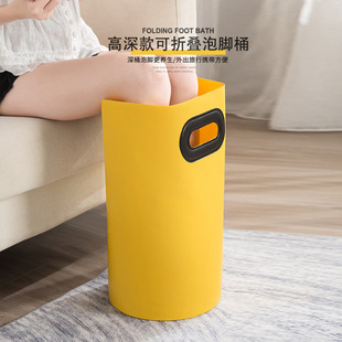 旅行泡脚袋折叠洗脚水桶过小腿深水盆便携式 必户外游收纳袋备用品