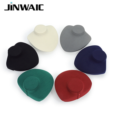 新款卧式珠宝模特脖子人像项链展示架首饰颈模饰品柜台展示道具