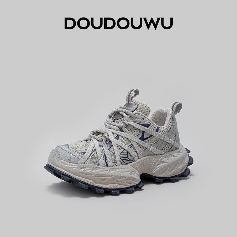 豆豆屋厚底老爹鞋女2025春季新款韩版潮酷运动休闲增高百搭女单鞋,女鞋,老爹鞋,淘宝优惠券,粉丝福利购,淘宝优惠卷