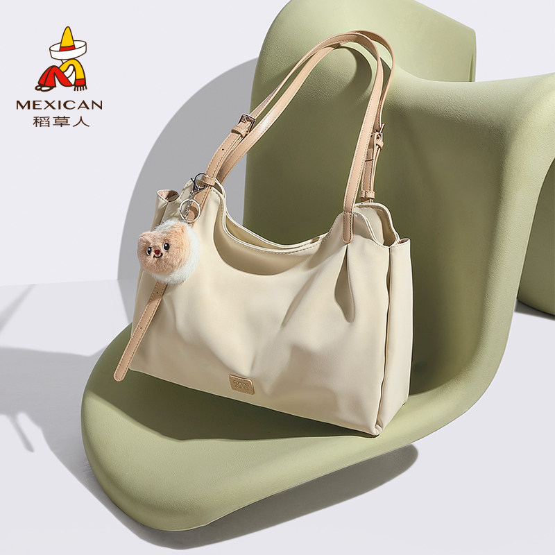 稻草人新款包包春夏大容量托特包百搭简约单肩包可爱上班通勤女包