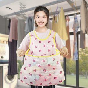 家用阳台便携式 学生女士挂衣晾衣围裙 穿戴 晾衣架晒衣绳配套围裙