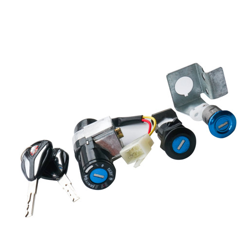 品铸m6套锁小猴子m3电动车电门油箱盖锁电动车配件防盗钥匙坐垫锁