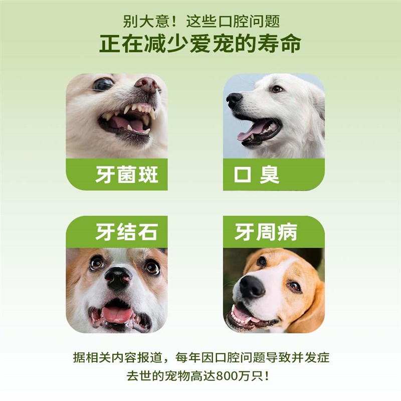 风来客清爽洁牙骨洁牙棒卫生宠物狗狗零食磨牙棒大中小型犬食品