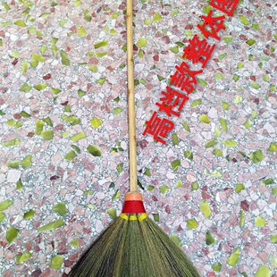 实木木柄大扫把手工天然芒草扫把加大加厚扫把帚家用拖把高档神器