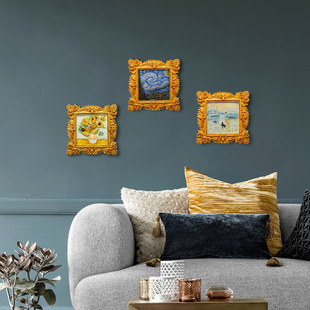 玩作小尺寸立体浮雕手绘油画diy填充涂色数字画桌面摆件装饰画