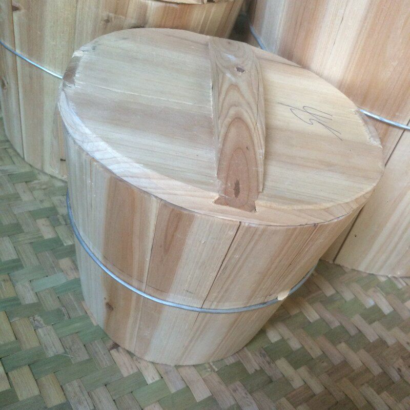四川手工优质香杉木甄甑子饭甑子餐厅蒸米饭寿司木桶米桶蒸笼