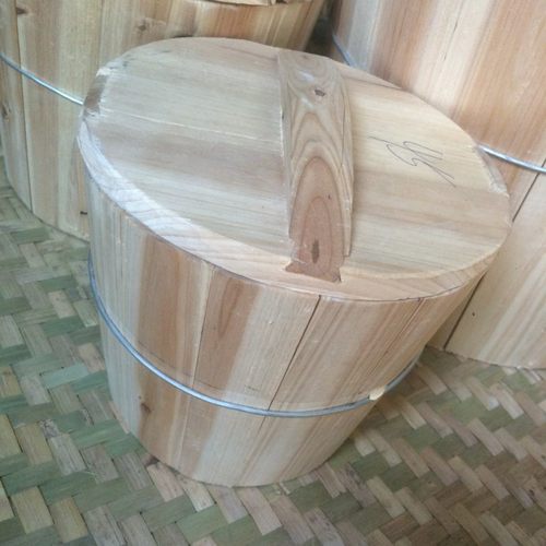 四川手工优质香杉木甄甑子饭甑子餐厅蒸米饭寿司木桶米桶蒸笼