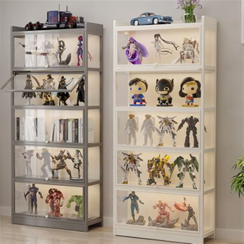 化妆品展示柜子美容院产品美甲理发店置物架首饰柜货架多层陈列柜