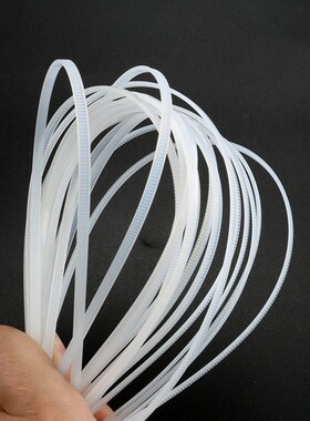 自锁式尼龙扎带5x400mm长强力锁扣卡扣塑料狗索带固定勒死捆绑带