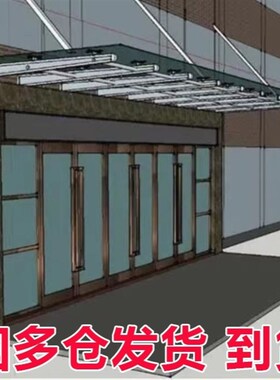 可定制碳钢雨棚钢梁牛腿满焊灰色牛腿支架门头雨篷挑梁幕墙玻璃抓