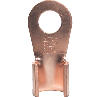 600A开口鼻铜线耳紫铜国标A级加厚裸铜鼻铜接线端子铜接头10只