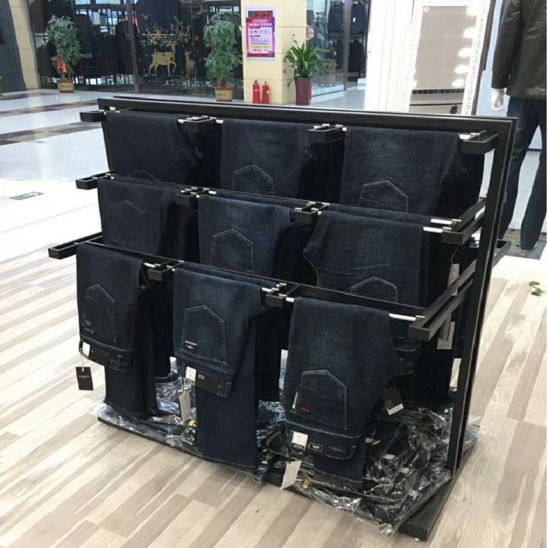 服装货架展架 双面裤梯 裤子展架 服装店衣架 裤架