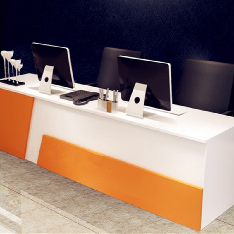 旅行社服务台房产中介电脑办公桌子前台接待台简约吧台桌收银台柜