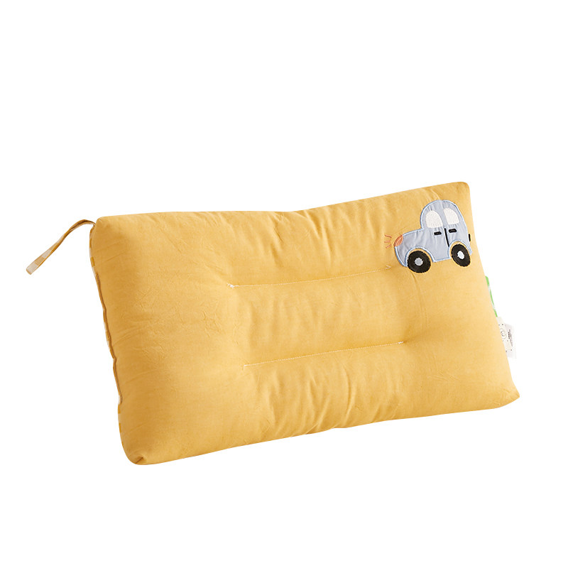 儿童枕头3岁以上宝宝幼儿园专用a类纯棉可水洗羽绒枕芯内胆6婴儿1