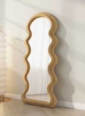 态生活异型镜子全身镜家用落地镜女生卧室客厅北欧壁挂简约试衣镜