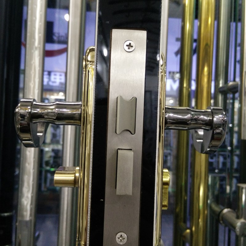 黑太钛金色中式欧式室内卧室房门锁卫生间执手锁具木门把手锁