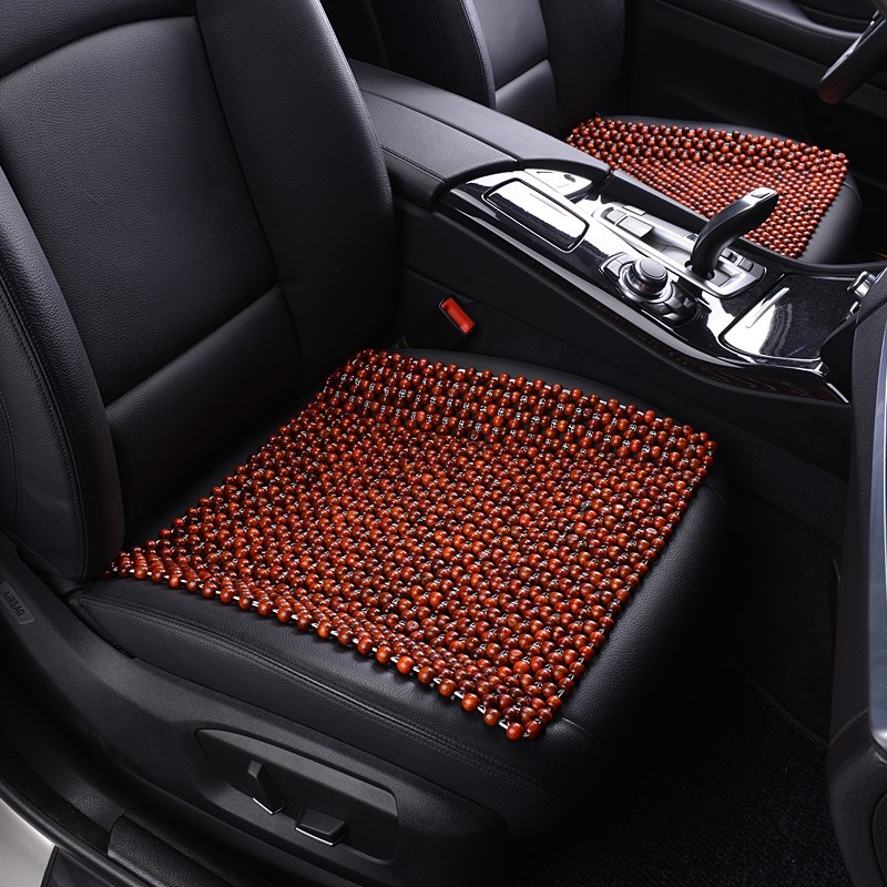 木珠坐垫单片夏季透气花梨木汽车坐垫单个屁屁垫夏天无靠背凉垫