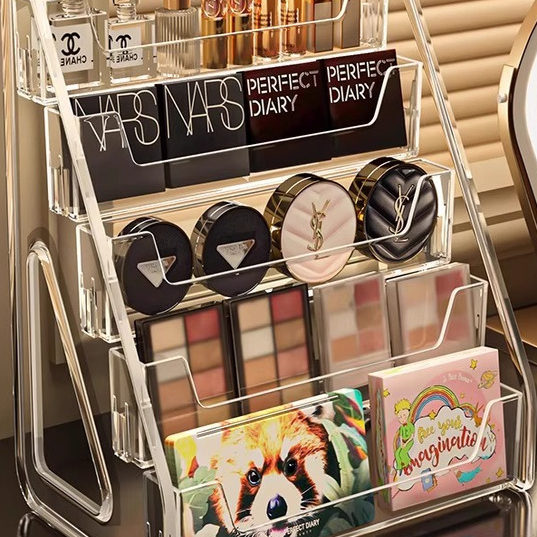 桌面多层彩妆收纳盒多功能收纳架