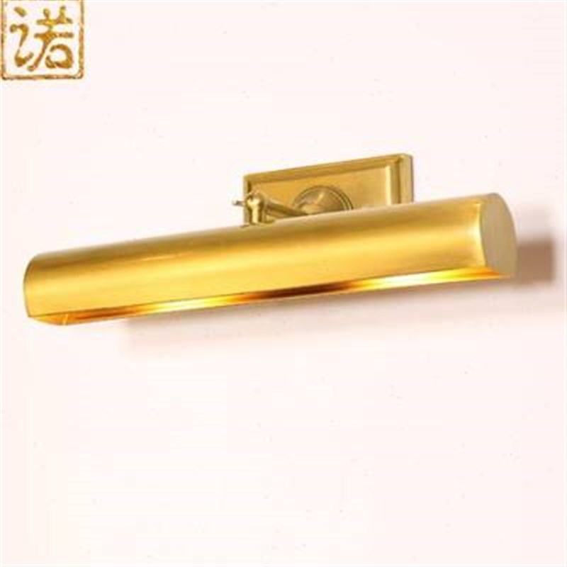 爆品迈尔诺 欧式全铜镜前灯法式复古浴室卫生间梳妆台壁灯卧室品图片