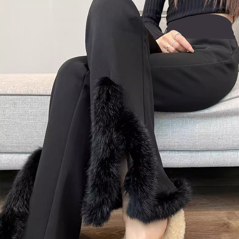 开叉孕妇裤冬款加绒加厚设计感微喇托腹长裤西装裤休闲窄版喇叭裤,孕妇装/孕产妇用品/营养,孕妇休闲裤,淘宝优惠券,粉丝福利购,淘宝优惠卷