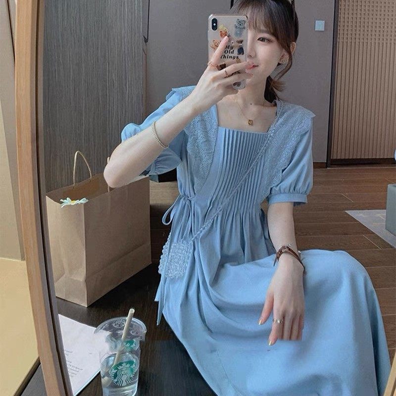 法式哺乳连衣裙大码设计感方领中长款夏季薄款外出时尚喂奶裙子女,孕妇装/孕产妇用品/营养,哺乳衣/月子服,淘宝优惠券,粉丝福利购,淘宝优惠卷