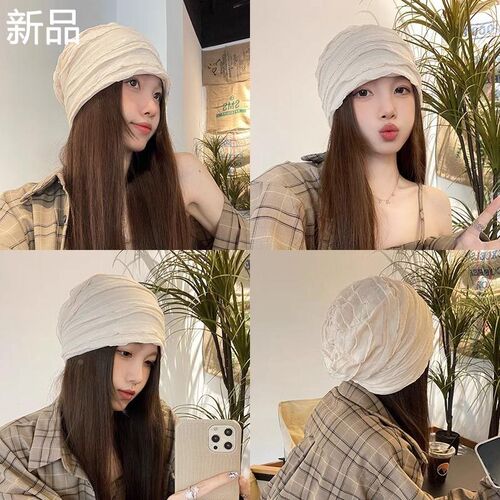 月子帽夏季薄款产妇春秋内里纯后头棉套妇产防风透气大头围帽子新