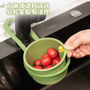 水槽沥水篮挂袋水龙头洗碗海绵收纳置物架厨房用品水池免打孔挂篮