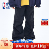 秋冬男童女童长裤 工装 裤 nbakids童装 舒适直筒裤 K243PT030P