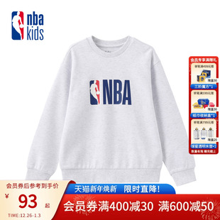 T恤宽松舒适百搭卫衣K251TS070P 儿童长袖 nbakids童装 2025年新款