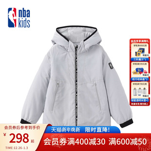 男童女童休闲外套加厚宽松夹克K244JP110P 新款 nbakids童装 冬季