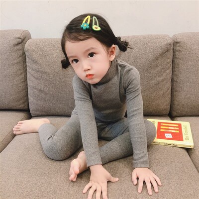 儿童保暖内衣套装秋衣德绒秋裤女童长袖男童宝宝小童棉毛衫睡衣