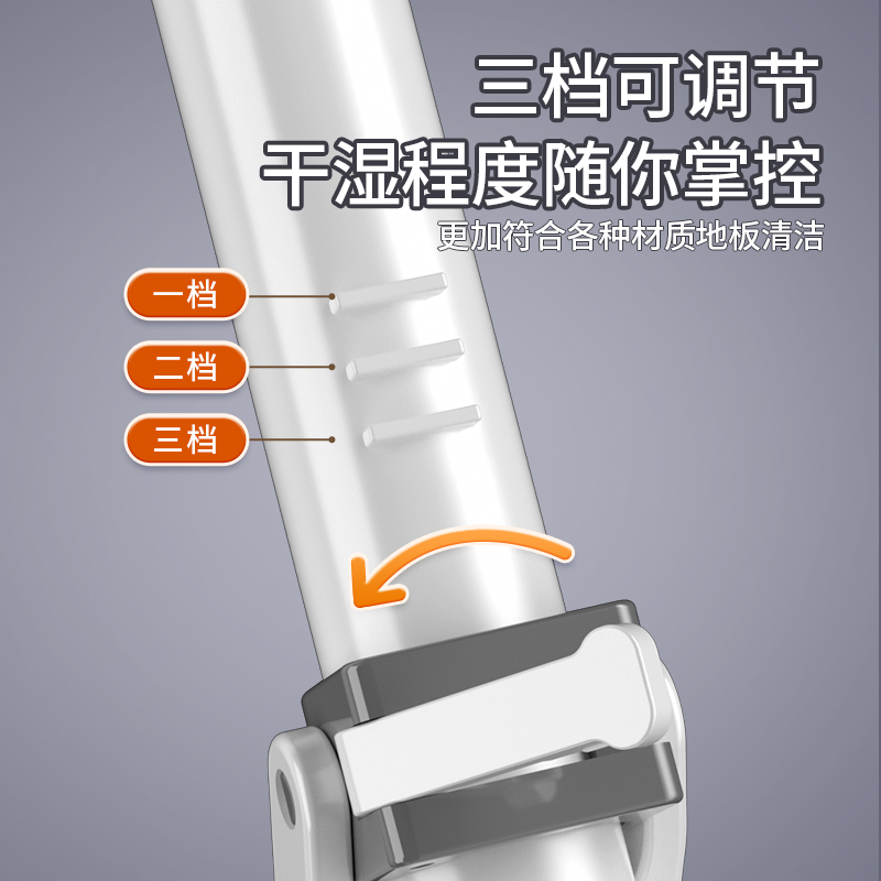 2023新款吸水海绵免手洗一拖懒人家用胶棉式拖拖把头神器地拖布净