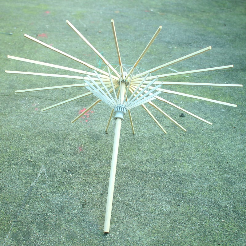 油纸伞骨架半成品工艺伞伞骨DIY伞架伞骨结实木头创作道具伞
