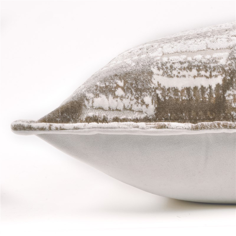 侘寂风轻奢高级感抱枕沙发客厅米咖割绒定制样板间床上腰枕靠垫套