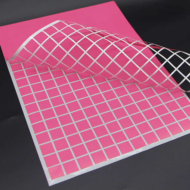 5x5cm正方形切割彩色防水不干胶标签a4打印纸空白大号自粘小贴纸