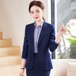 正装 2024新款 女职业装 套装 女加大加肥胖MM工作服气质西服外套 西装