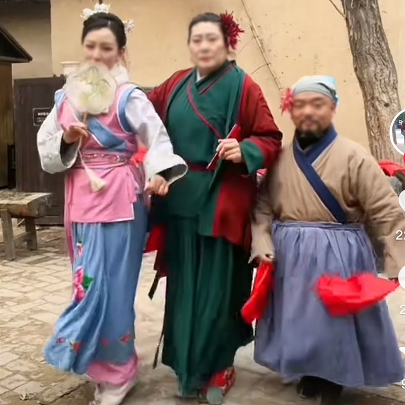 古装水浒传宋朝王婆武大郎潘金莲衣服古代百姓村姑媒婆演出服戏服