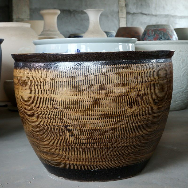 景德镇陶瓷大缸种树室外仿古睡莲养鱼盆招财乌龟老式水缸大号瓷缸,宠物/宠物食品及用品,底柜/落地缸,淘宝优惠券,粉丝福利购,淘宝优惠卷