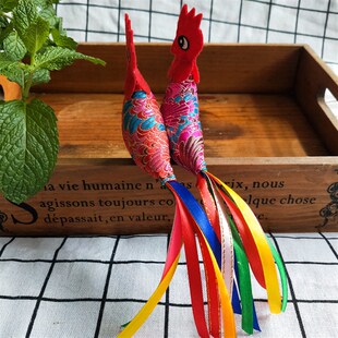 立春用迎春鸡 打春鸡 宝宝戴在帽子上的小鸡 布艺手工立春鸡包邮