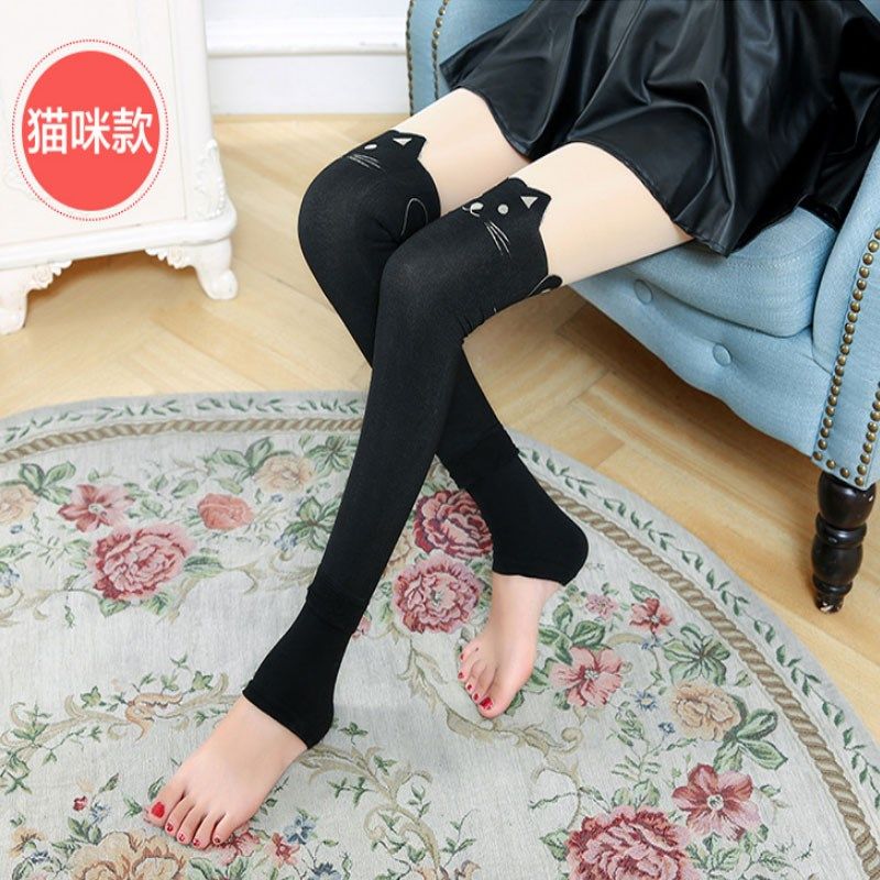 秋冬女加厚加绒假透肉拼接假两件打底裤假过膝外穿双色踩脚连裤袜,女士内衣/男士内衣/家居服,连裤袜/打底袜,淘宝优惠券,粉丝福利购,淘宝优惠卷