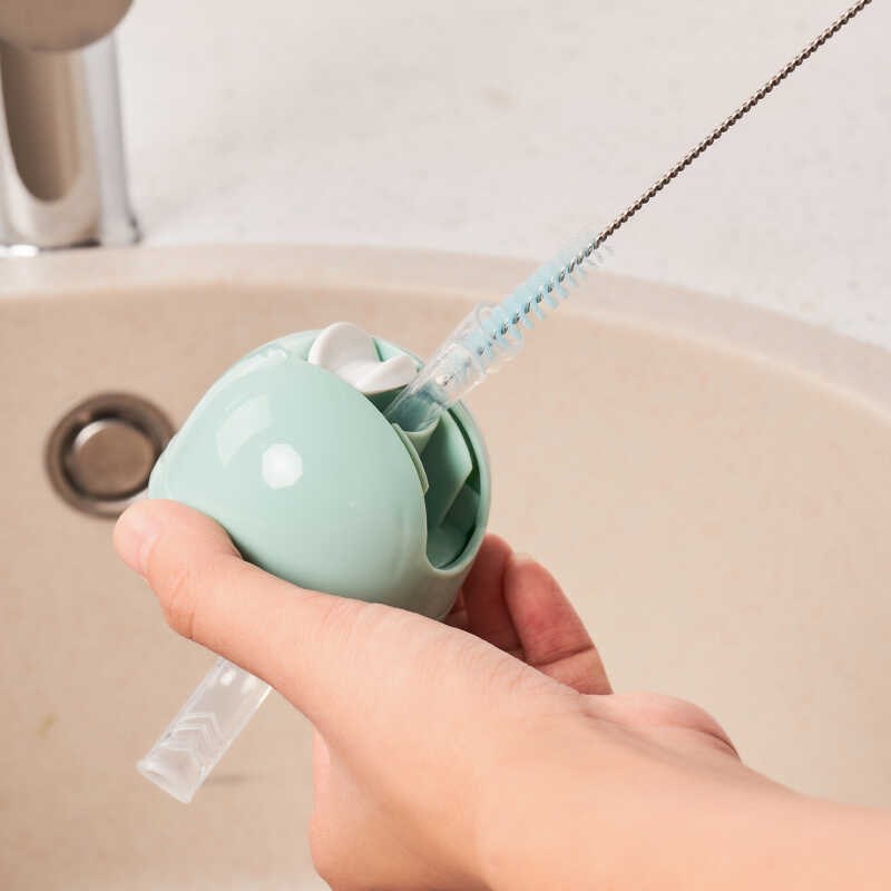 日式保温杯专用刷3合1水杯清洁刷杯盖缝隙刷子吸管内壁去污刷5222