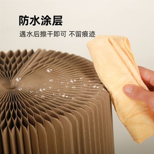 创意纸凳风琴凳时尚伸缩矮凳餐椅2022新款凳家用折叠凳换鞋凳矮纸