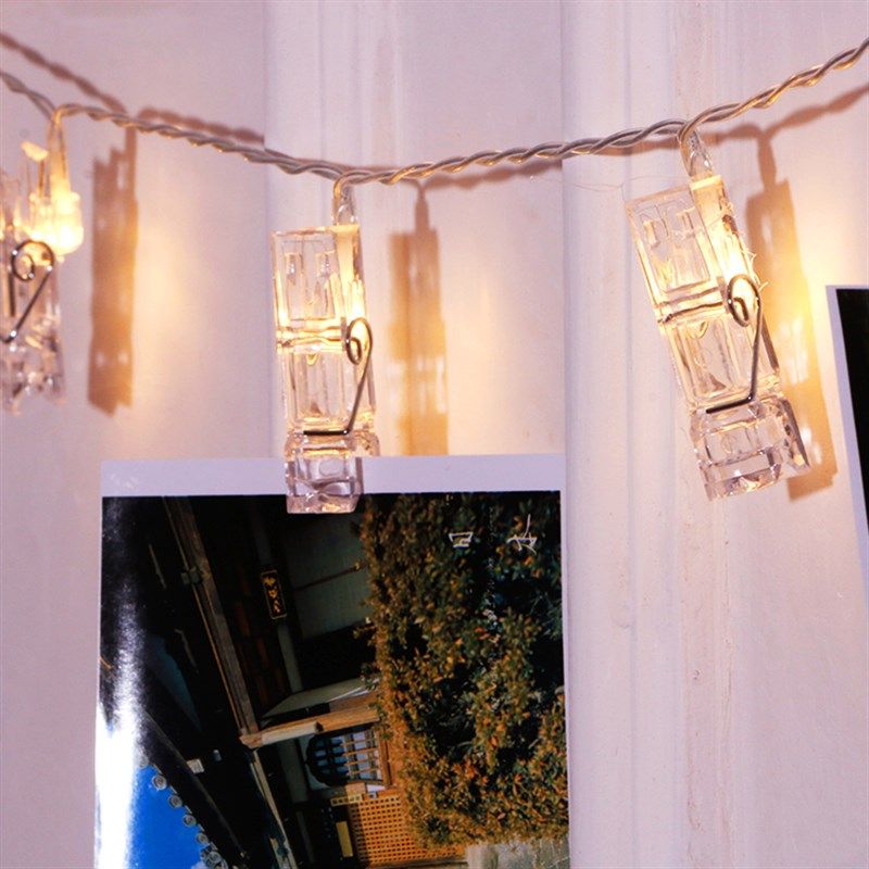 LED照片夹子彩灯发光夹闪灯电池款串灯星星灯相片夹创意布置灯夹,节庆用品/礼品,装饰灯,淘宝优惠券,粉丝福利购,淘宝优惠卷