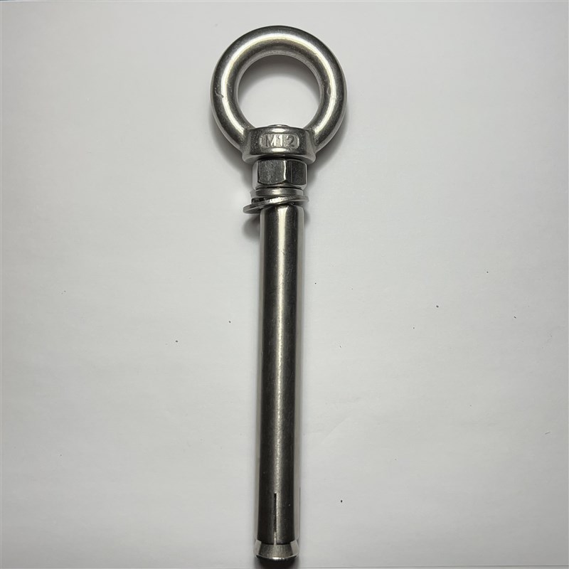 304不锈钢膨胀吊环 膨胀圈 带环螺丝沙袋钩 屋顶吊床秋千吊钩螺栓