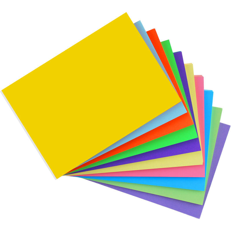 包邮A4彩色双面手工纸160G彩纸贺卡纸240G彩色卡片纸100张