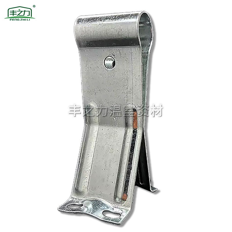 温室大棚钢管人字卡几字卡八字卡纵杆卡吊架卡十字固定卡横梁连接