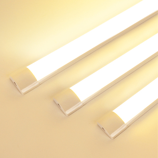 3000K暖光色系暖黄卧室墙壁灯免安装长条日光灯管led一体家用光管