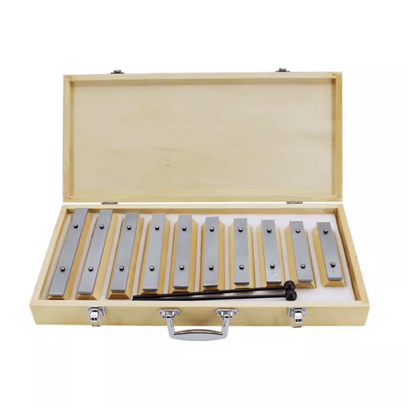 奥尔夫打击乐器教具8音10音17音砖块钟琴铝板琴手敲琴打琴音条琴